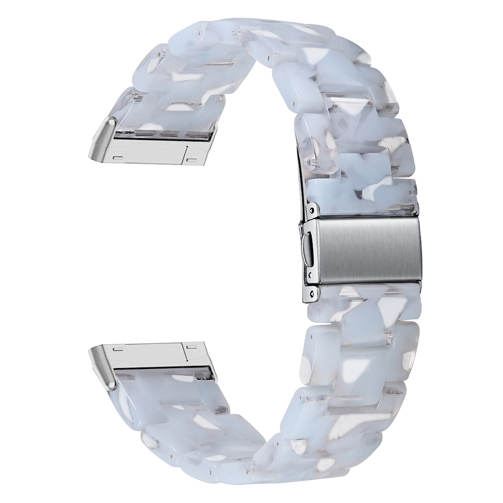 For Fitbit Versa 4 Sense 2 Resin Watch Band Strap Adjustable Bracelet with Stainless Steel Buckle For Fitbit Versa 4 Sense 2 Resin Watch Band Strap Adjustable Bracelet with Stainless Steel Buckle